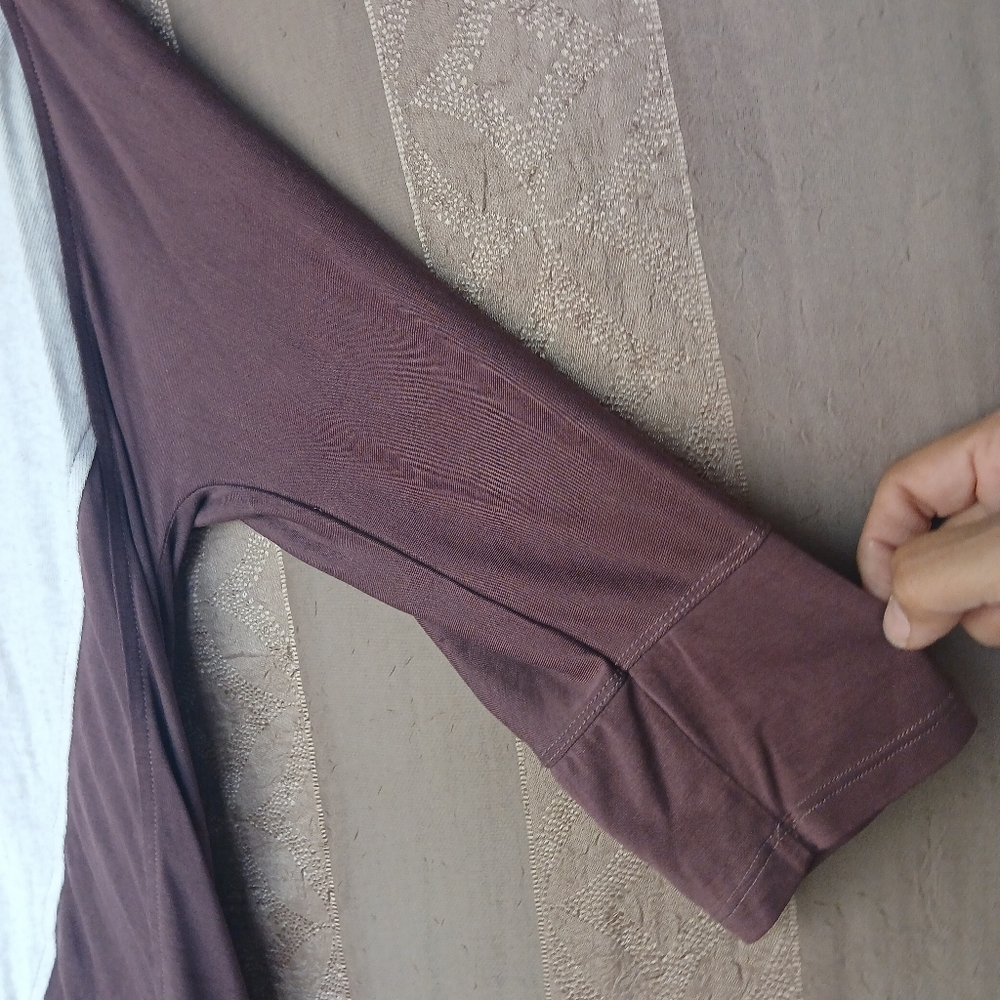 💎 We The Free Women’s Top Two-Tone Scoop Neck Cold Shoulder - Picture 6 of 12